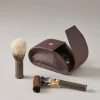 Antique brass Travelling shaving set