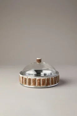 Aperitif bowl in stag antler