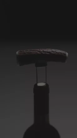Bamboo root Cork puller