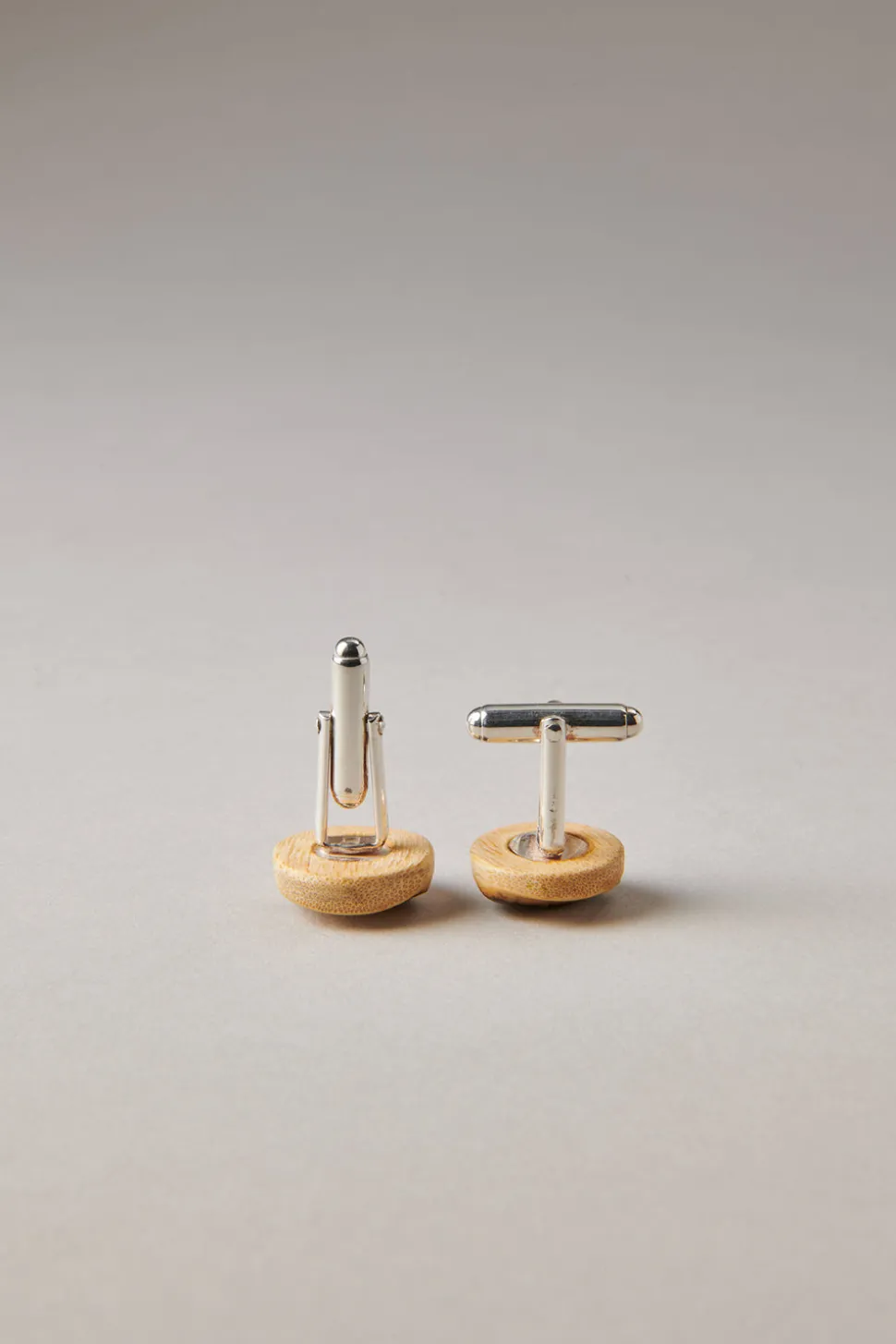 Bamboo root Cuff-links