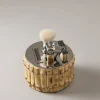 Bamboo root Cylindrical cigar set with V cutter