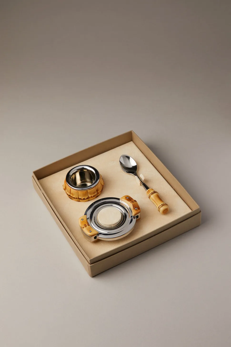 Bamboo root French-style boiled egg set