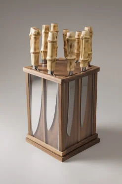 Bamboo root Kitchen knife set