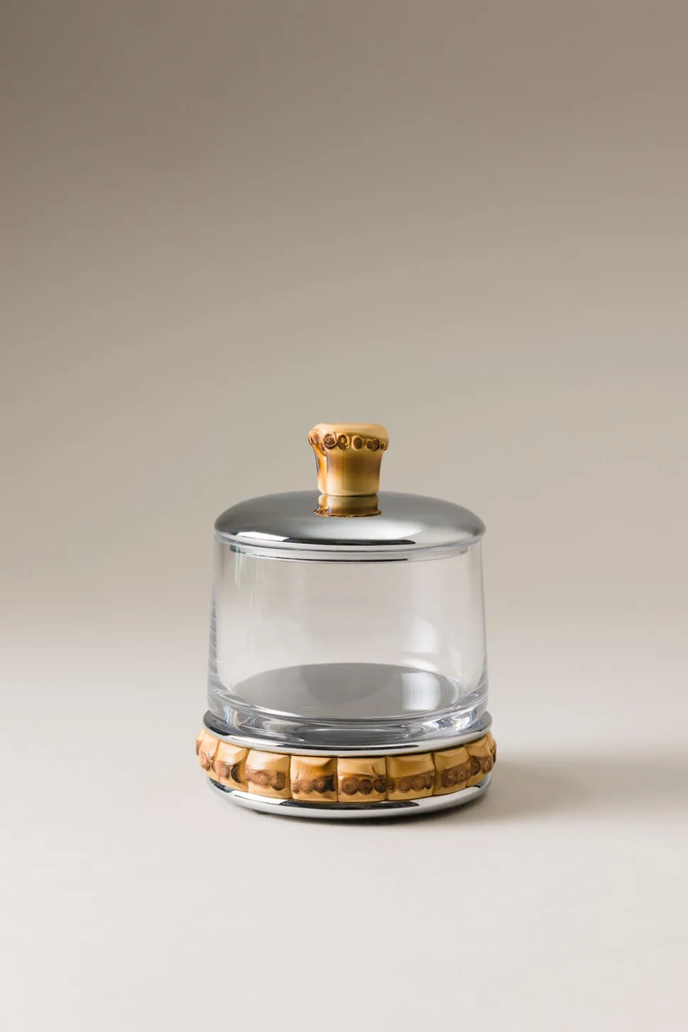 Bamboo root Small candle holder