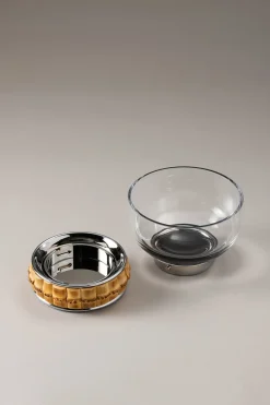 Bamboo root Small salad bowl