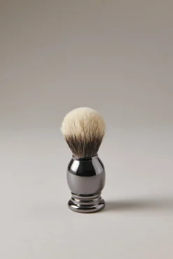 Black nikel Black nickel shaving brush
