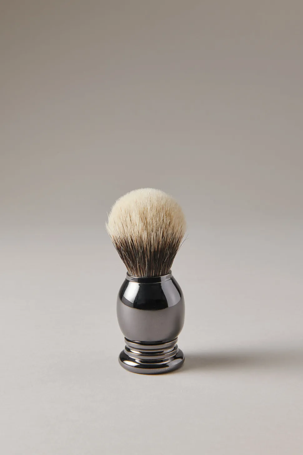 Black nikel Black nickel shaving brush