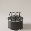 Carbon fiber Toilet manicure set carbon fiber top