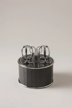 Carbon fiber Toilet manicure set carbon fiber top