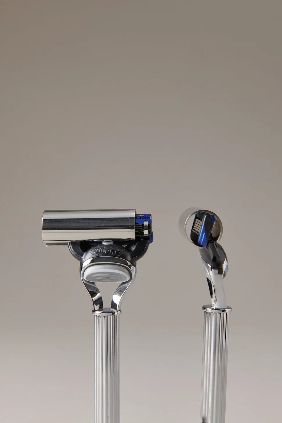 Chrome plated brass Chromed brass razor