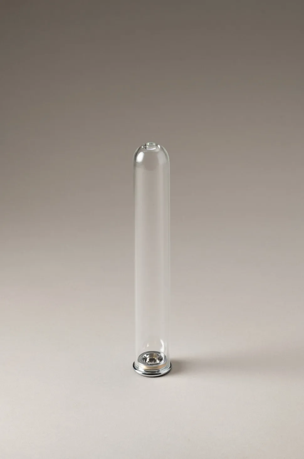 Chrome plated brass Cylindrical toothbrush holder