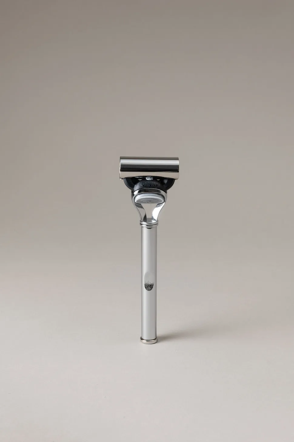 Chrome plated brass Large Fusion rotating razor