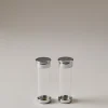 Chrome plated brass Salt and pepper sprinkle set