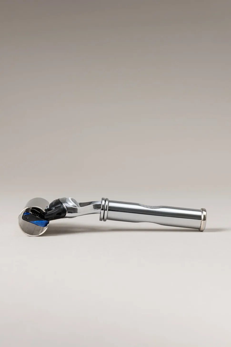 Chrome plated brass Shaving rotating travel set