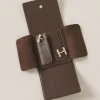 Lambskin Travelling cuff-links case