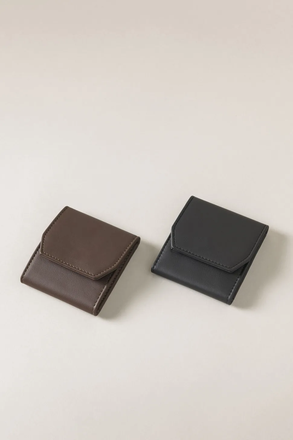 Lambskin Variable rhodium plated cuff-links set