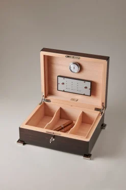 Makassar ebony Medium cigar humidor box