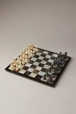 Mother of pearl Chess set