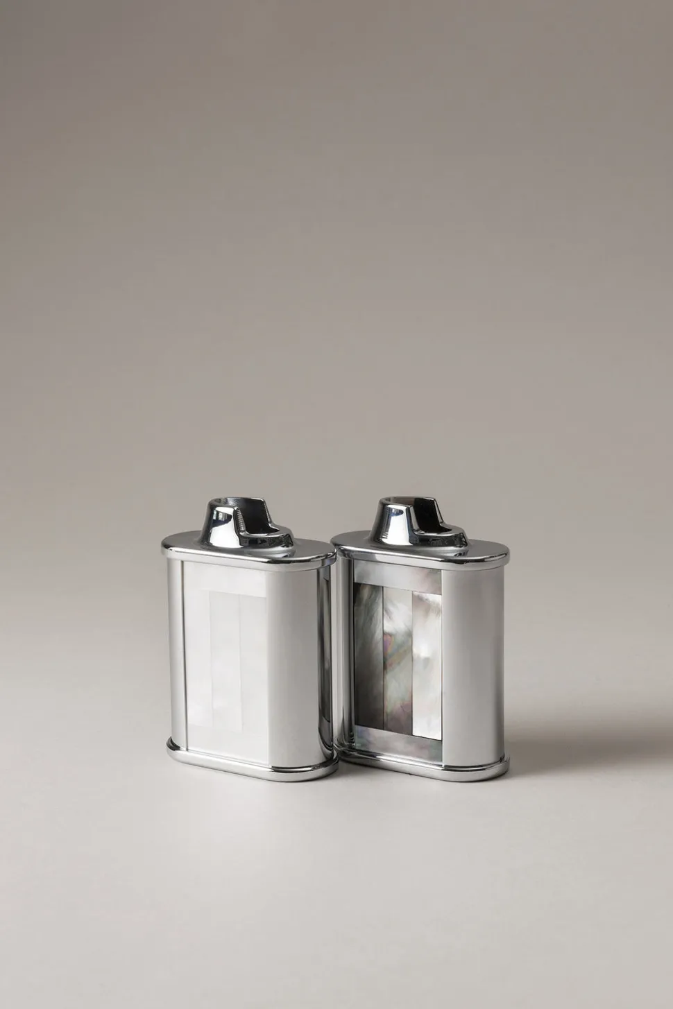 Mother of pearl Oval Bic desk lighter holder