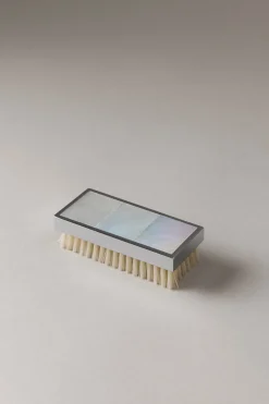 Mother of pearl Rectangular nail brush
