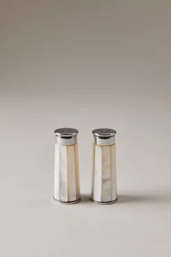 Mother of pearl Salt and pepper sprinkle set