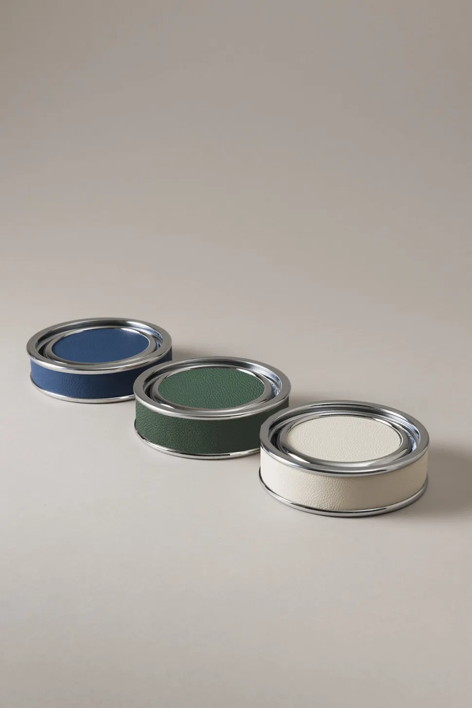 Nautical leather Coaster set