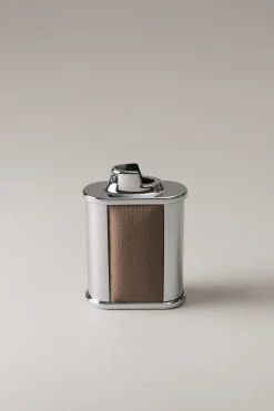 Nautical leather Oval Bic desk lighter holder