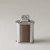 Nautical leather Oval shaped flint desk lighter