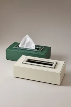 Nautical leather Rectangular tissue box