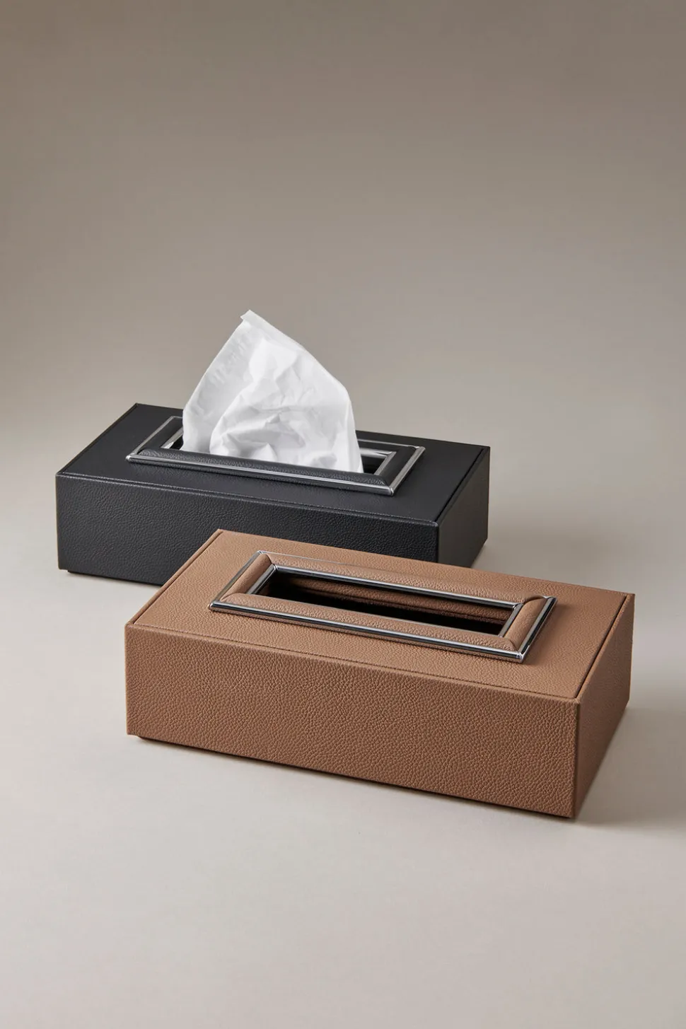 Nautical leather Rectangular tissue box