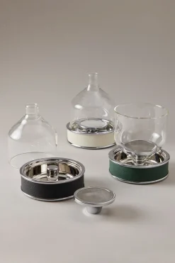 Nautical leather Wine filter for decanter