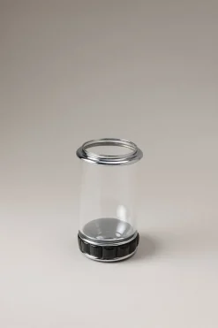 Oryx Glass toothbrush pot with glass dome