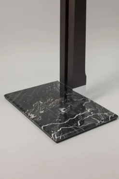 Portoro marble Bathroom valet with mirror and plain shoulders