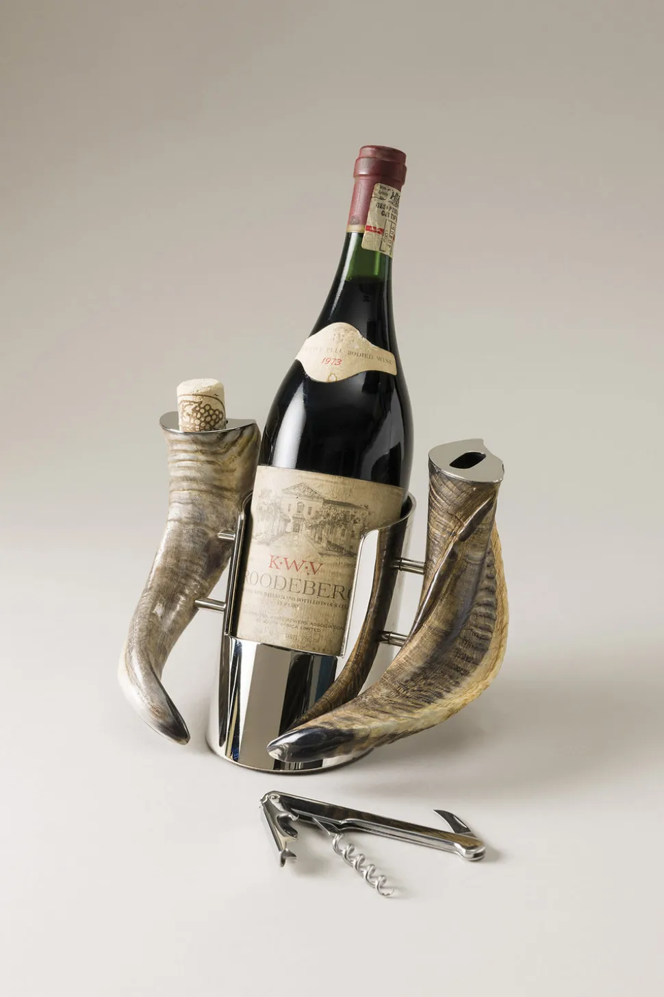 Ram Merino Wine bottle rest with handles