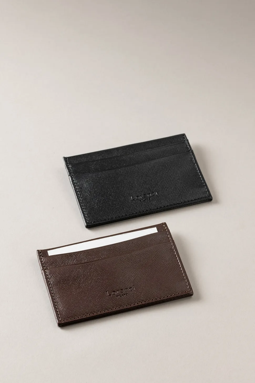 Saffiano style leather Credit card holder 4