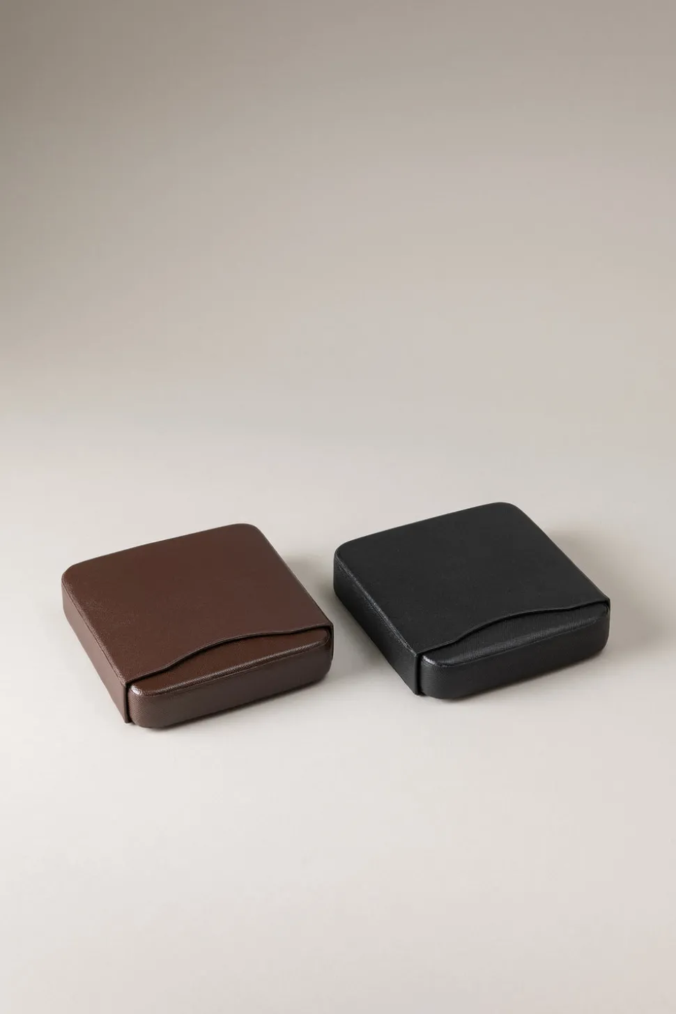 Saffiano style leather Five 'Robusto' cigar case