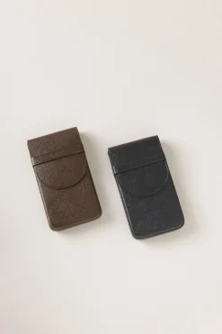 Saffiano style leather Small cigarette case