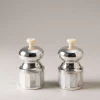 Small mother of pearl table pepper and salt mill