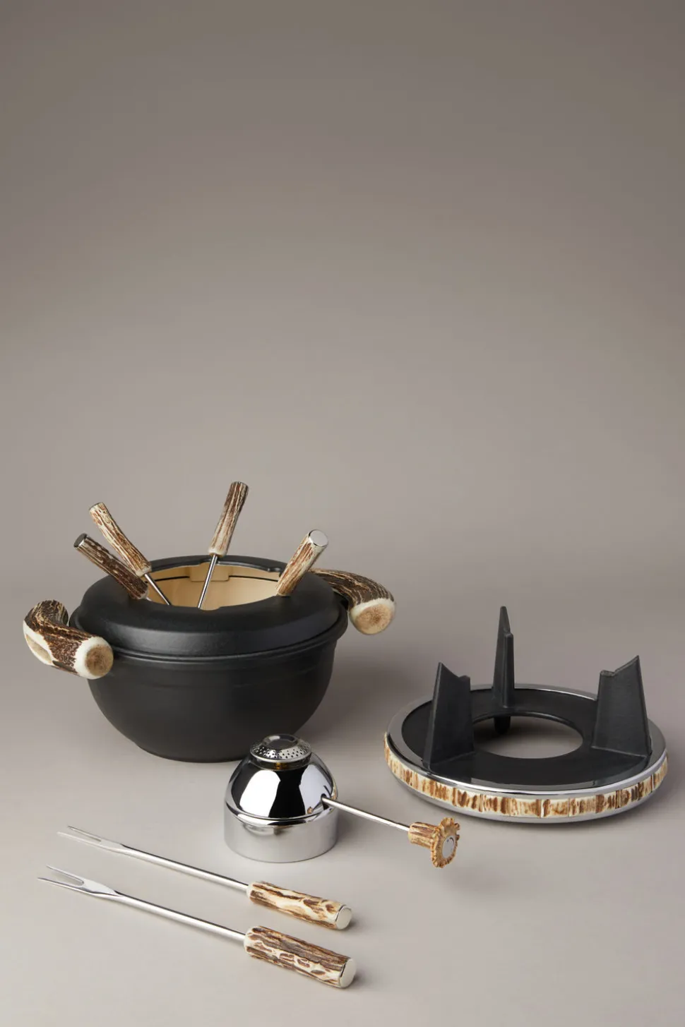 Stag antler Bourguignonne set