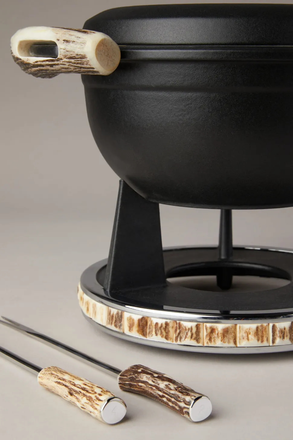 Stag antler Bourguignonne set