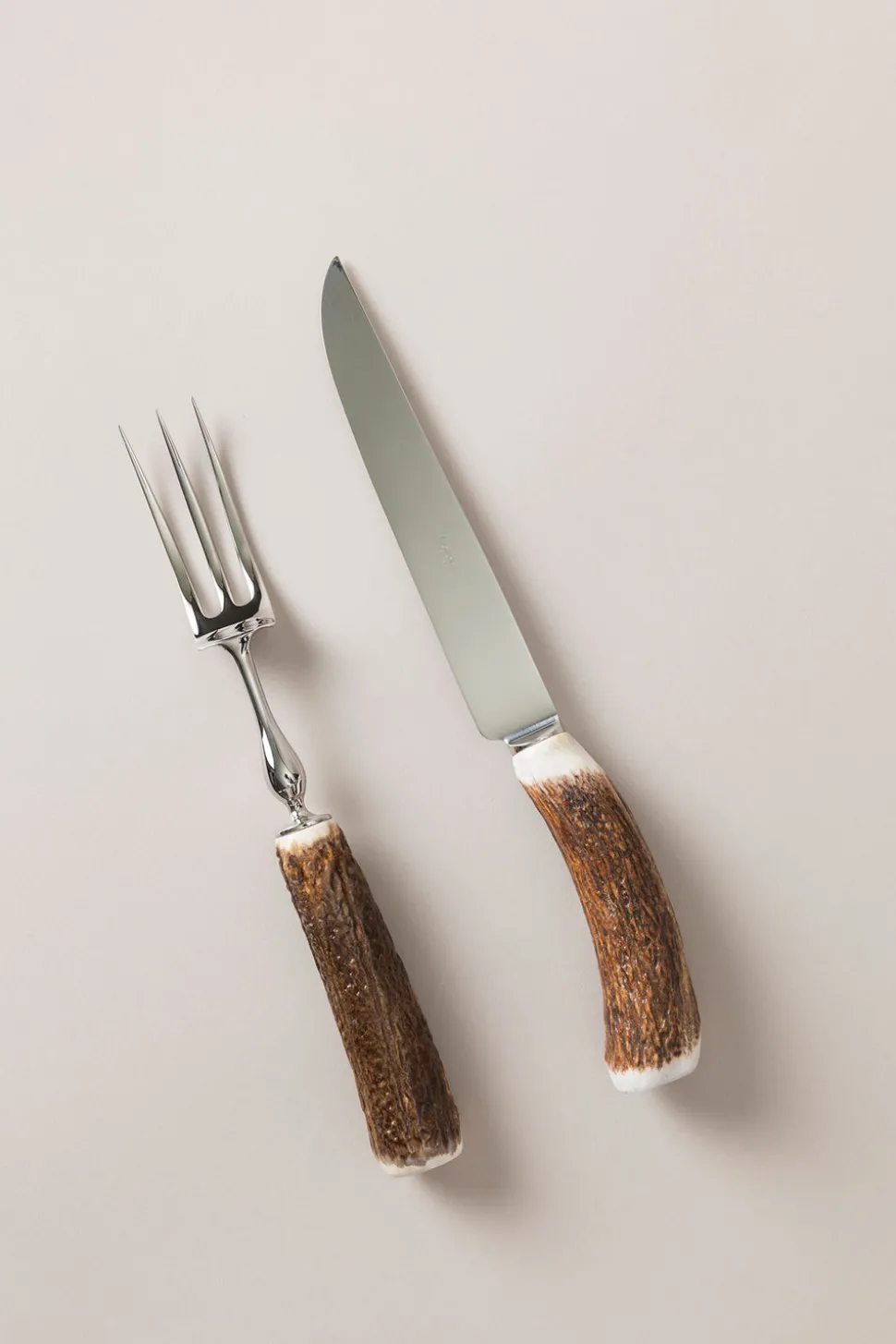 Stag antler Carving set