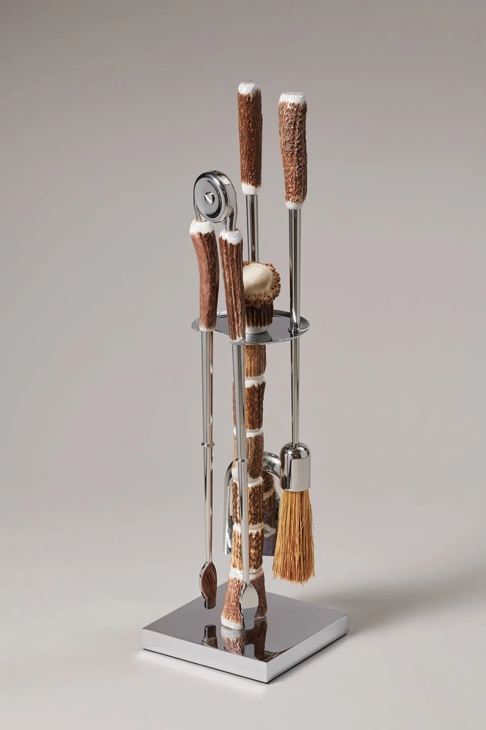 Stag antler Fireplace set