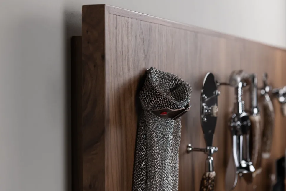 Stag antler Large wall-mounted knives set