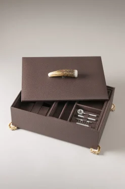 Stag antler Men's jewelry coffret
