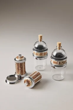 Stag antler Mini salt and pepper mill