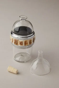 Stag antler Mini oil and vinegar bottle