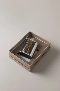 Stag antler Oval Bic desk lighter holder