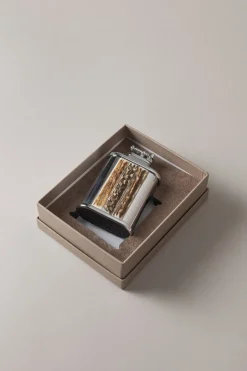Stag antler Oval shaped flint desk lighter
