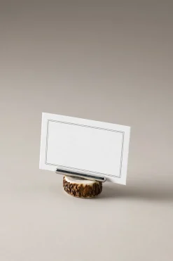 Stag antler Place card holder