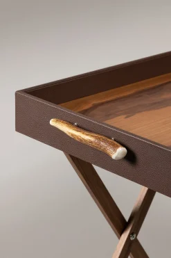 Stag antler Pliant with tray